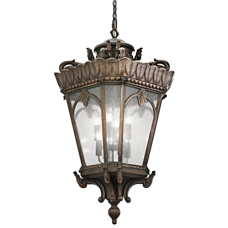Kichler 9568LD Tournai Eight Light Outdoor Pendant, Londonderry