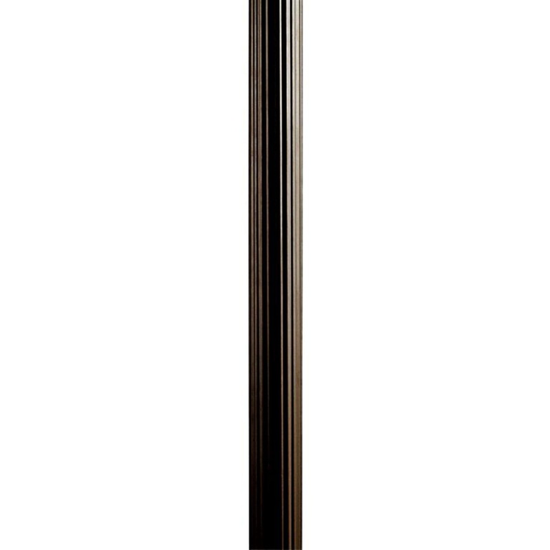 Kichler 9595OZ Accessory Outdoor Fluted Post, Olde Bronze
