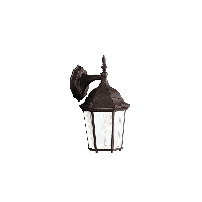 Kichler 9650TZ Madison One Light Outdoor Wall Mount, Tannery Bronze