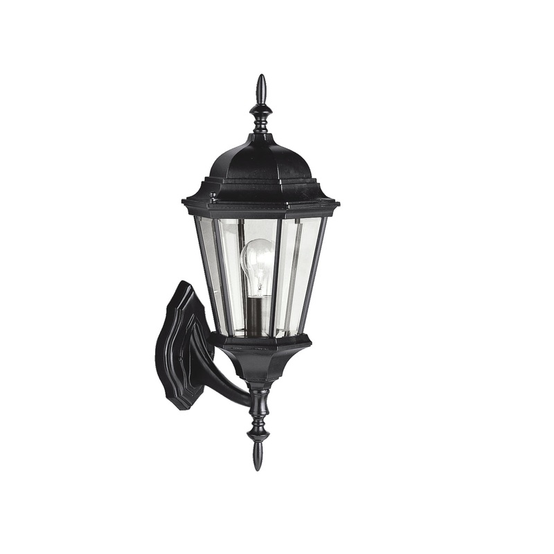 Kichler 9653BK Madison One Light Outdoor Wall Mount, Black