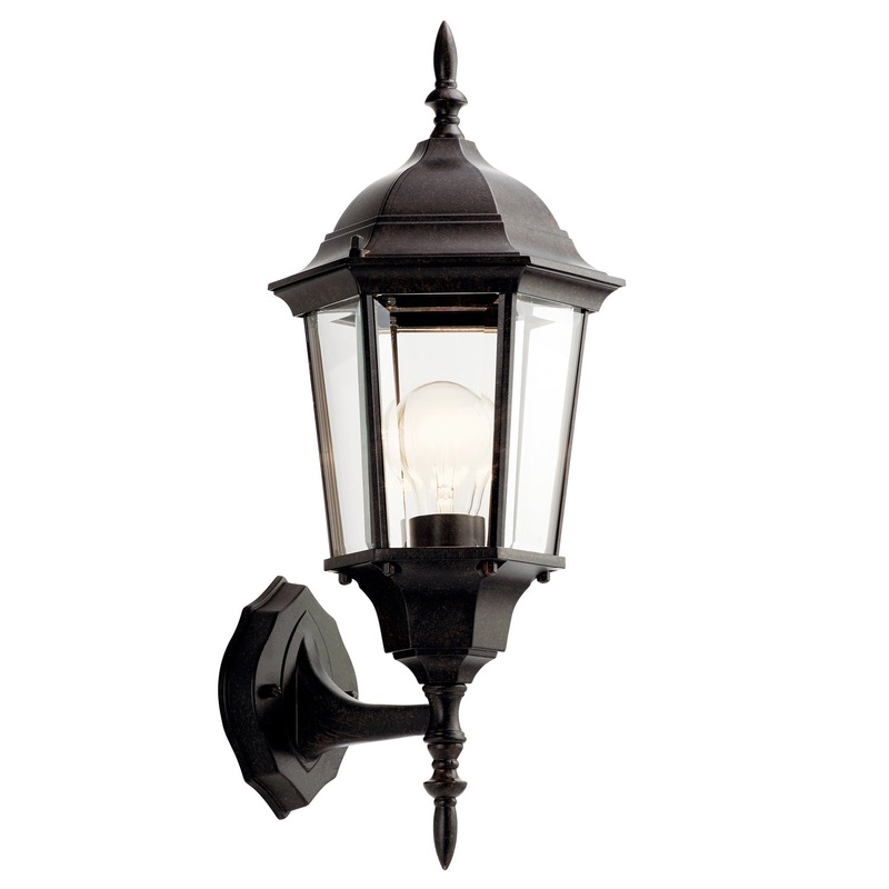 Kichler 9653TZ Madison One Light Outdoor Wall Mount, Tannery Bronze