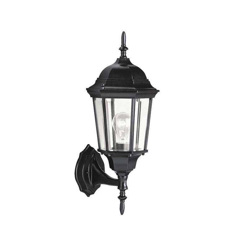 Kichler 9654BK Madison One Light Outdoor Wall Mount, Black