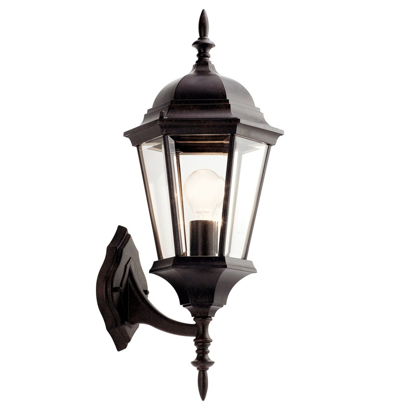 Kichler 9654TZ Madison One Light Outdoor Wall Mount, Tannery Bronze