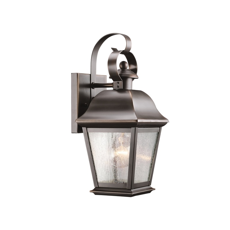 Kichler 9707OZ Mount Vernon One Light Outdoor Wall Mount, Olde Bronze