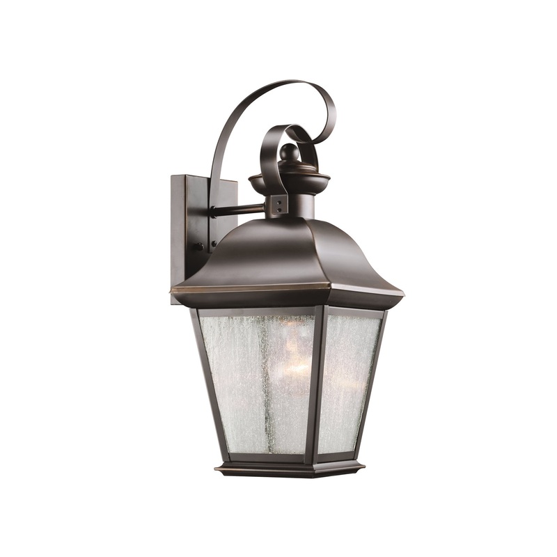 Kichler 9708OZ Mount Vernon One Light Outdoor Wall Mount, Olde Bronze