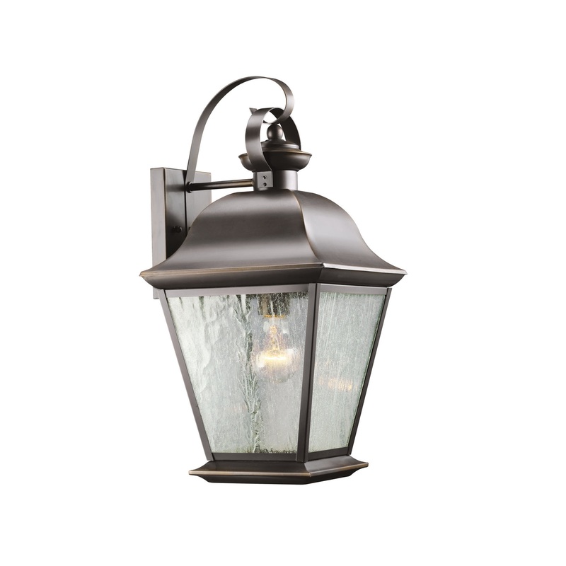 Kichler 9709OZ Mount Vernon One Light Outdoor Wall Mount, Olde Bronze