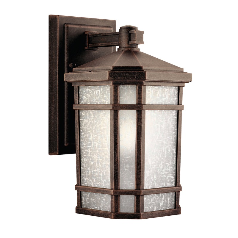 Kichler 9718PR Cameron One Light Outdoor Wall Mount, Prairie Rock