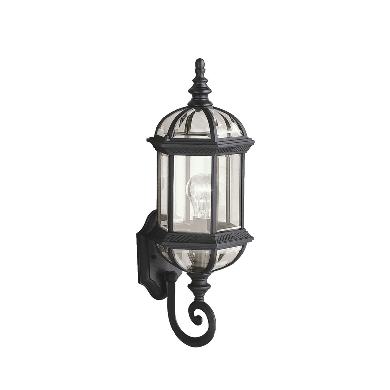 Kichler 9736BK Barrie One Light Outdoor Wall Mount, Black