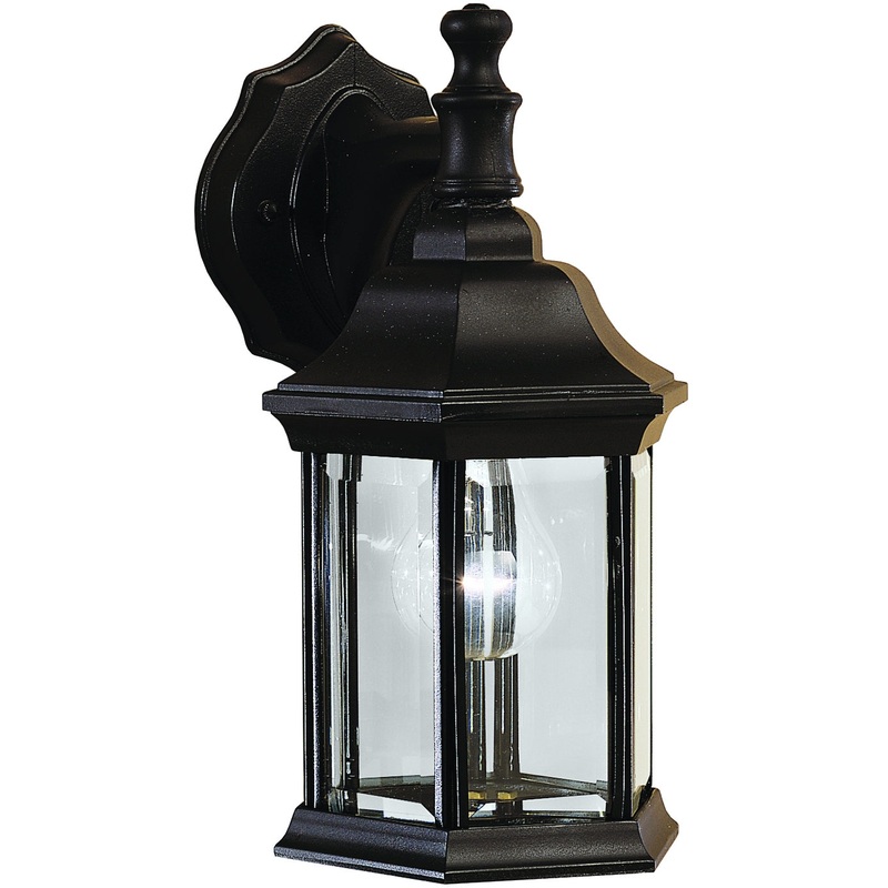 Kichler 9776BK Chesapeake One Light Outdoor Wall Mount, Black