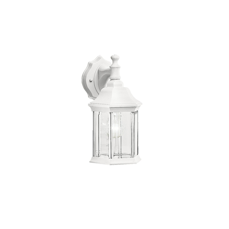 Kichler 9776WH Chesapeake One Light Outdoor Wall Mount, White