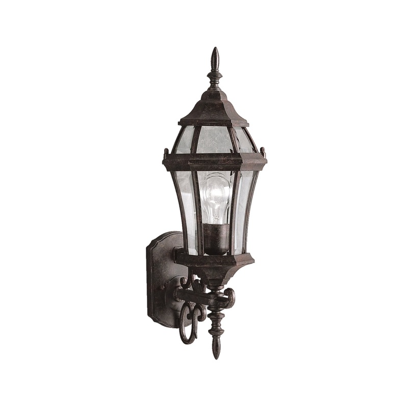 Kichler 9790TZ Townhouse One Light Outdoor Wall Mount, Tannery Bronze (Discontinued)