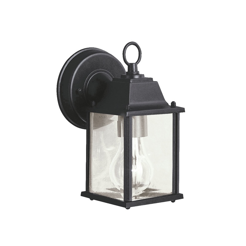 Kichler 9794BK Barrie One Light Outdoor Wall Mount, Black