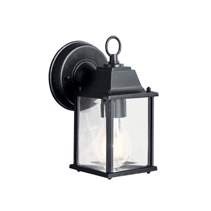 Kichler 9794BKL18 Barrie LED Outdoor Wall Mount, Black