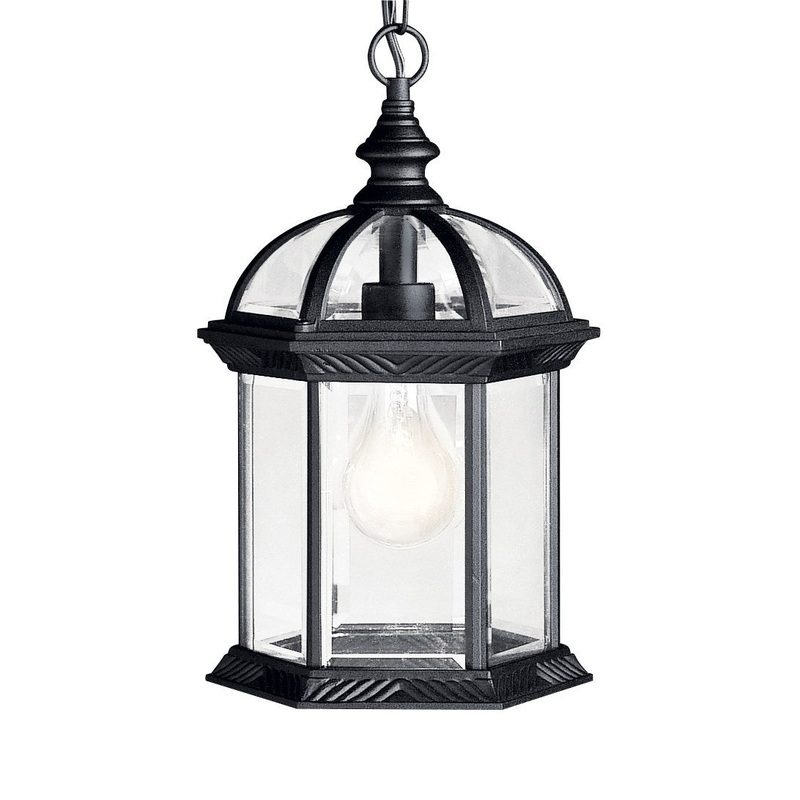 Kichler 9835BKL18 Barrie LED Outdoor Pendant, Black