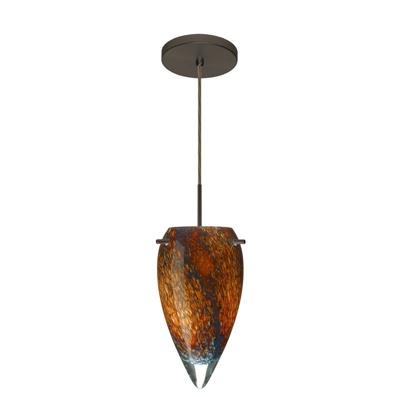 Besa 1JT-4125CE-BR Juli One Light Pendant Bronze (Discontinued)