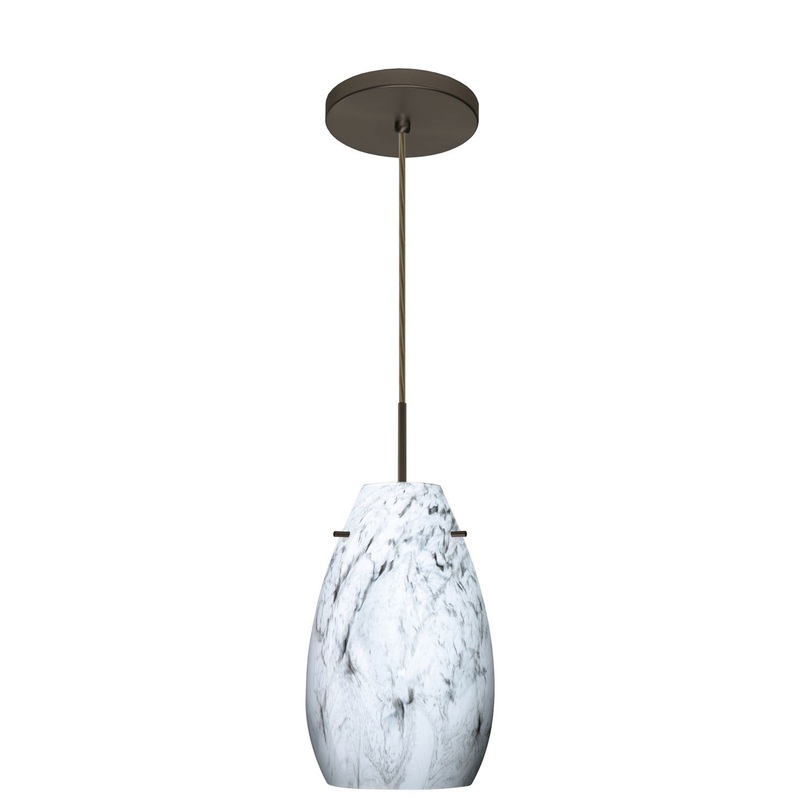 Besa 1JT-4126MG-BR Pera One Light Pendant Bronze