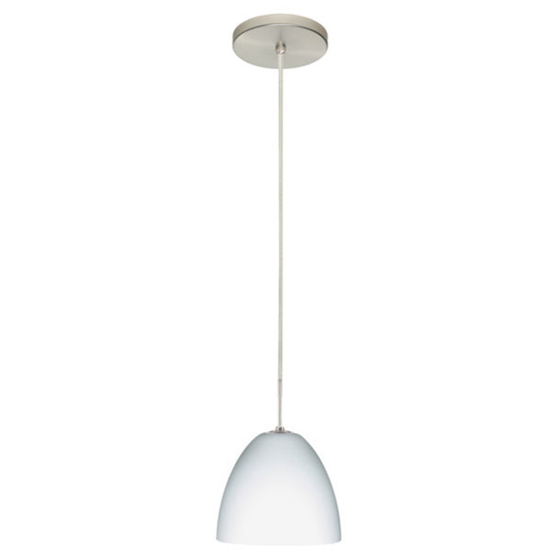 Besa 1JT-447007-SN Vila One Light Pendant Satin Nickel