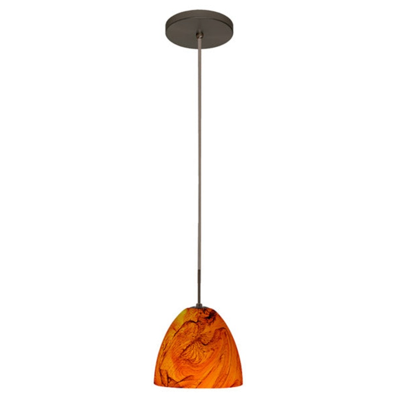 Besa 1JT-4470HB-BR Vila One Light Pendant Bronze