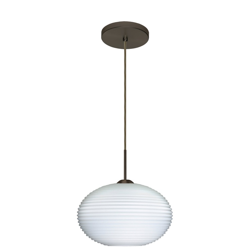Besa 1JT-491307-LED-BR Pape One Light Pendant Bronze