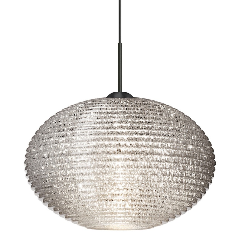 Besa 1JT-4913GL-LED-BK Besa Pape 12 Pendant LED Pendant Black
