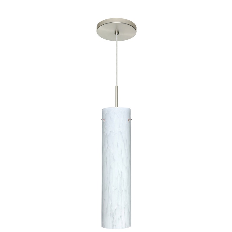 Besa 1JT-722419-LED-SN Stilo One Light Pendant Satin Nickel