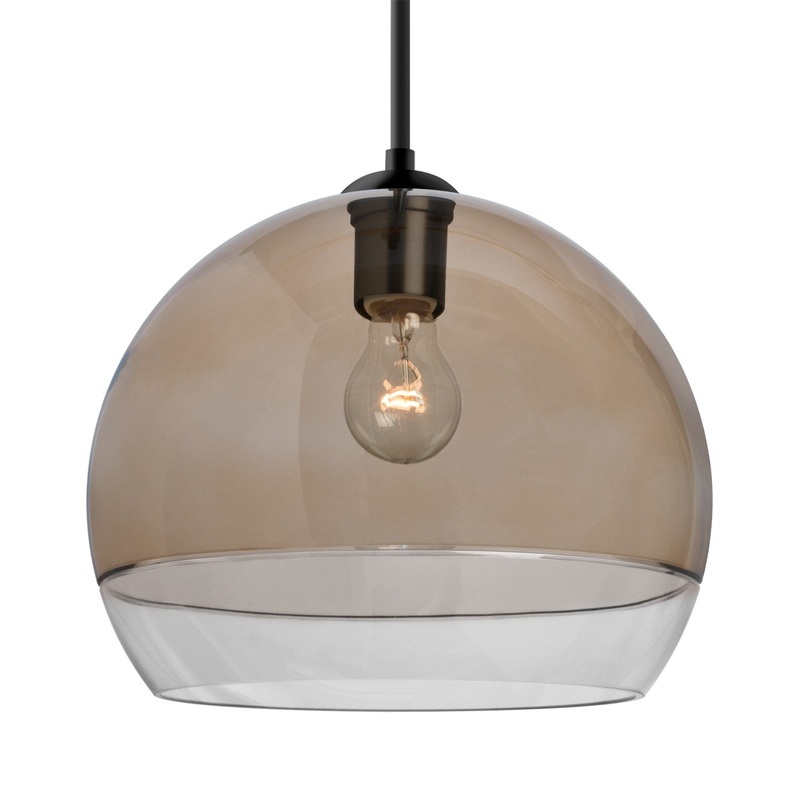 Besa 1JT-ALLY12SM-BK Besa Ally 12 Pendant One Light Pendant Black