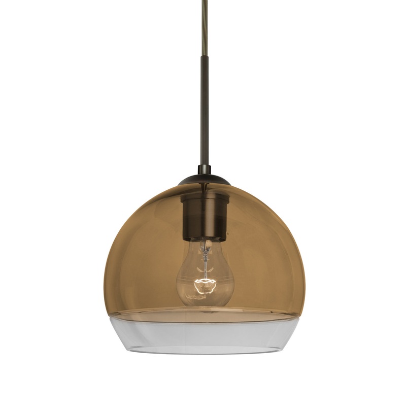 Besa 1JT-ALLY8AM-BR Ally One Light Pendant Bronze