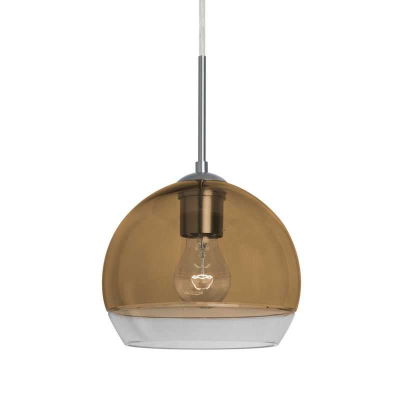 Besa 1JT-ALLY8AM-SN Ally One Light Pendant Satin Nickel