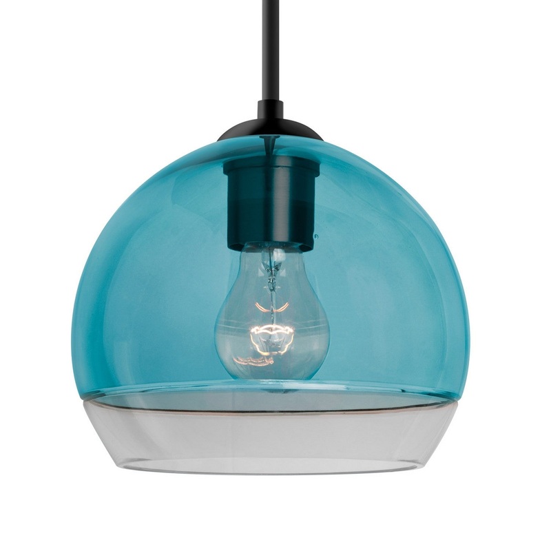 Besa 1JT-ALLY8BL-BK Besa Ally 8 Pendant One Light Pendant Black