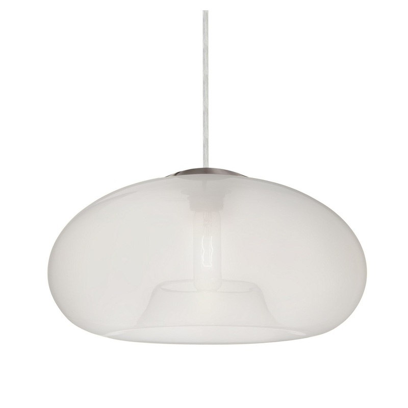 Besa 1JT-BANA15FR-SN Besa Bana 15 Pendant One Light Pendant Satin Nickel