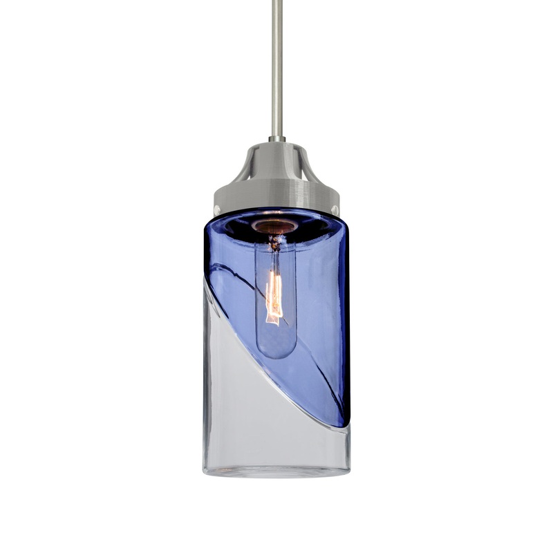 Besa 1JT-BLINKBL-SN Blink One Light Pendant Satin Nickel