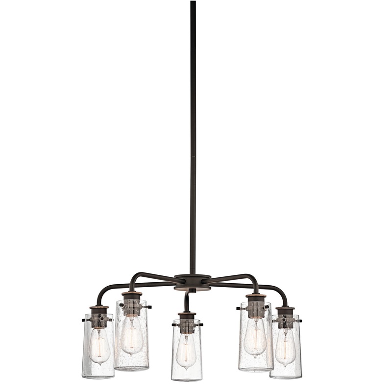 Kichler 43058OZ Braelyn Five Light Chandelier, Olde Bronze