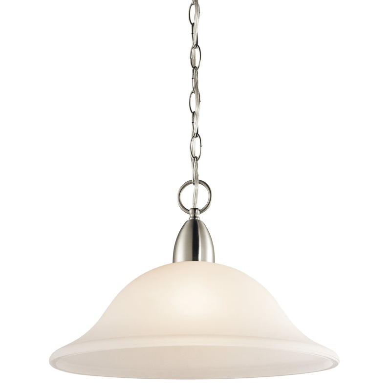 Kichler 42881NI Nicholson One Light Pendant, Brushed Nickel