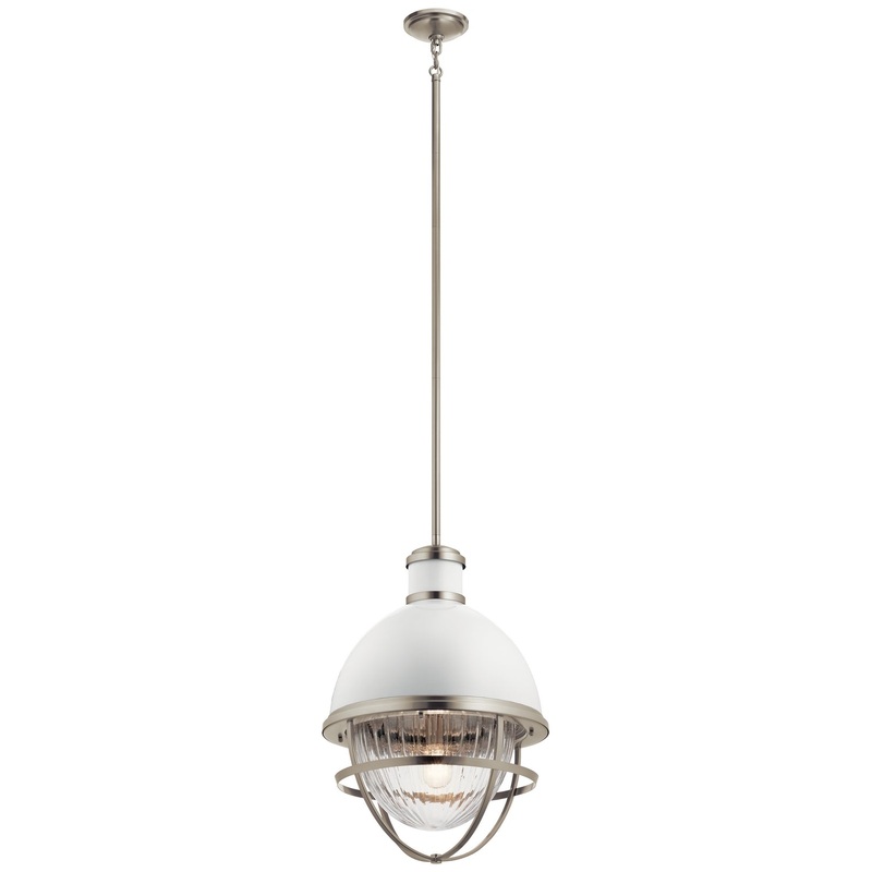 Kichler 43012NI Tollis One Light Foyer Pendant, Brushed Nickel (Discontinued)