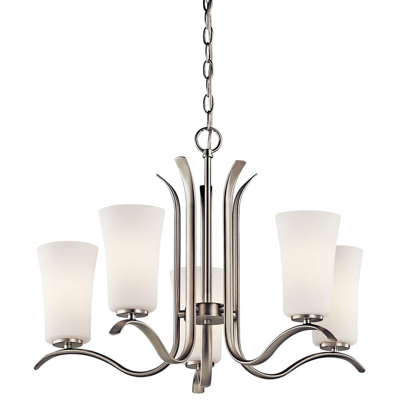 Kichler 43074NIL18 Armida LED Chandelier, Brushed Nickel