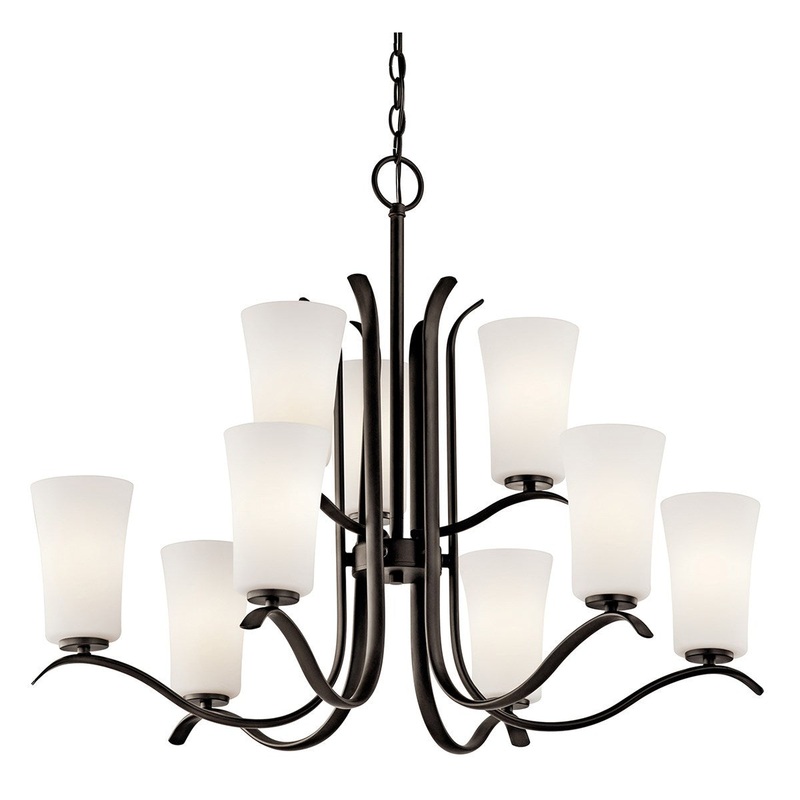 Kichler 43075OZL18 Armida LED Chandelier, Olde Bronze