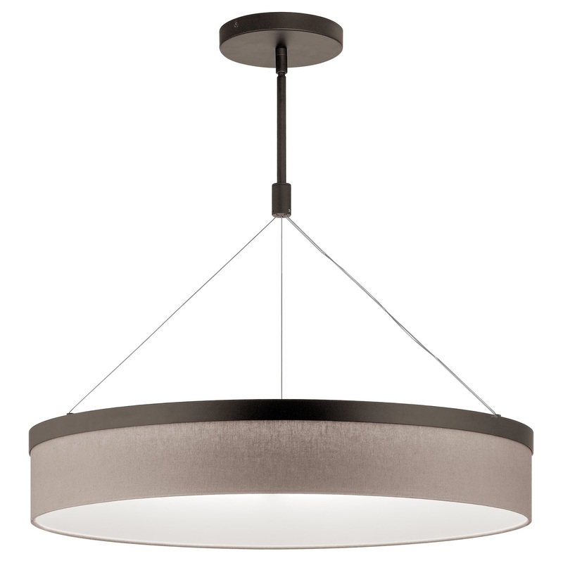 Kichler 42298OZLED Mercel LED Pendant, Olde Bronze