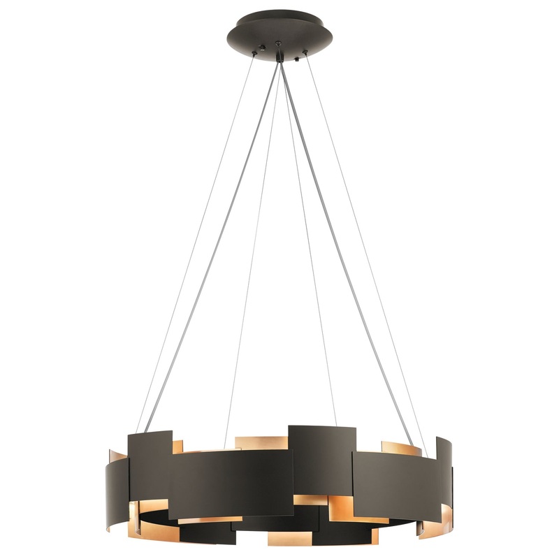 Kichler 42992OZLED Moderne LED Pendant, Olde Bronze