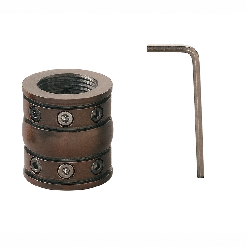 Kichler 337007TZP Accessory decorative Coupler, Tannery Bronze Powder Coat