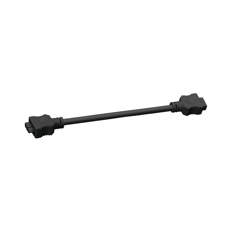 Kichler 10571BK Under Cabinet Accessories Interconnect Cable 9in, Black Material (Not Painted)