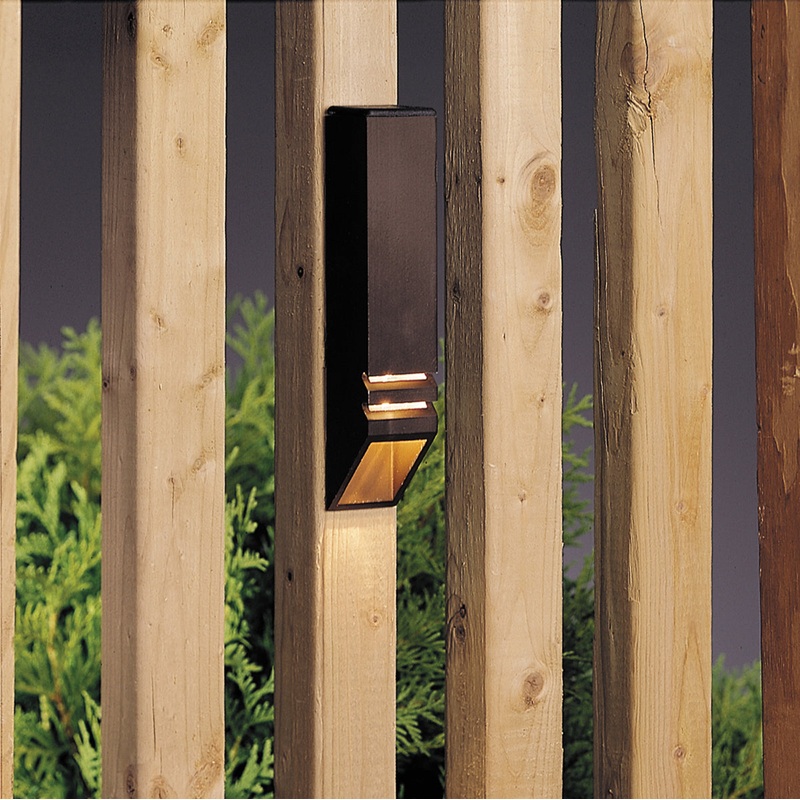 Kichler 15066AZT One Light Deck Rail, Textured Architectural Bronze