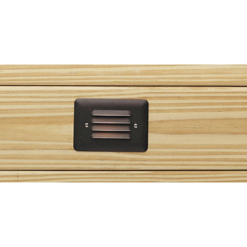 Kichler 15072AZT One Light Step, Textured Architectural Bronze