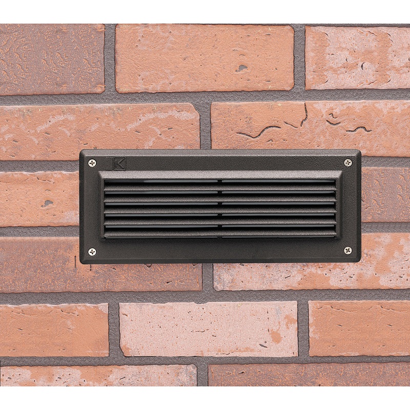 Kichler 15073AZT Two Light Step, Textured Architectural Bronze