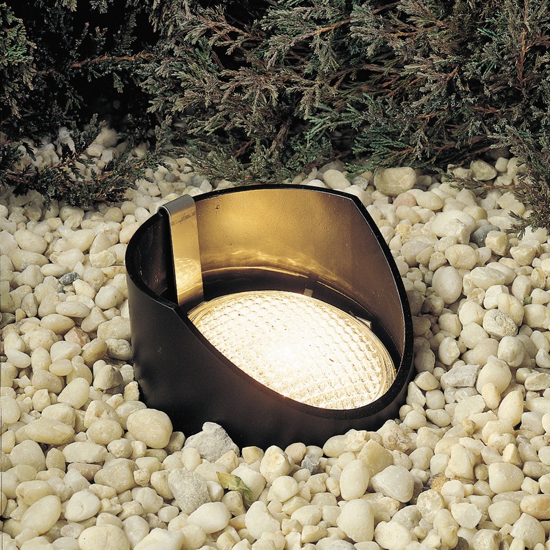 Kichler 15088BK One Light In-Ground, Black Material (Not Painted)