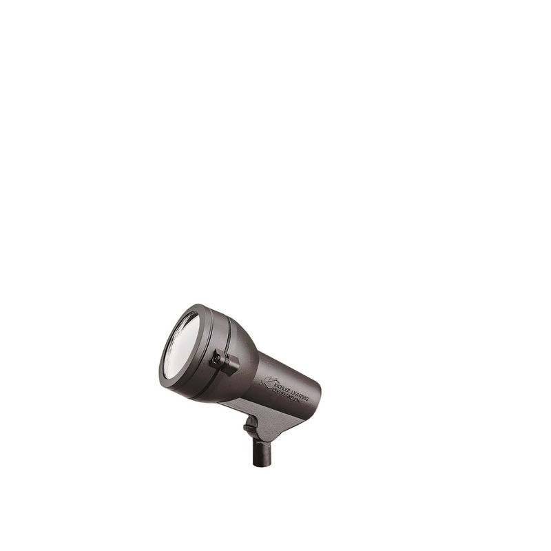 Kichler 15231AZT Hid High Intensity Discharge One Light Landscape Accent, Textured Architectural Bronze
