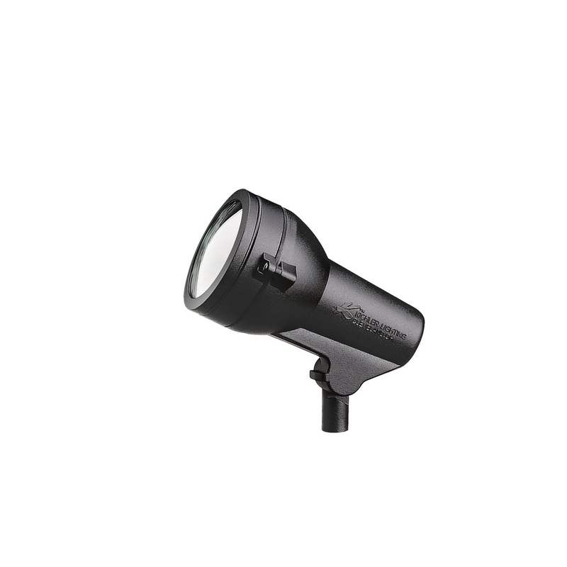 Kichler 15231BKT Hid High Intensity Discharge One Light Landscape Accent, Textured Black