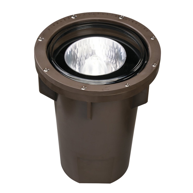 Kichler 15295AZ Hid High Intensity Discharge One Light In-Ground, Architectural Bronze