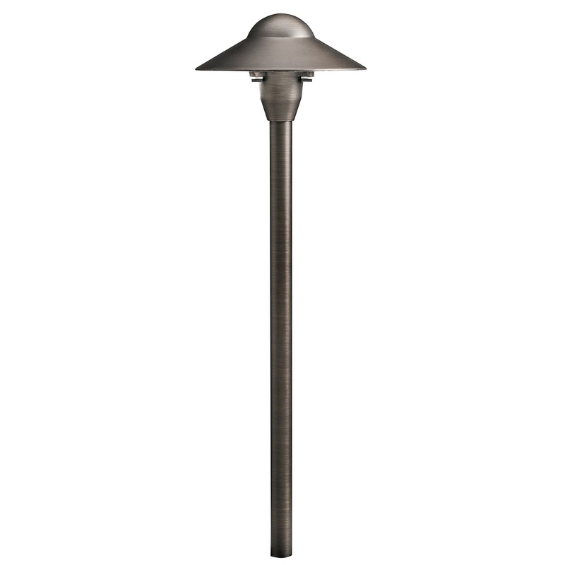 Kichler 15470CBR One Light Path Light, Centennial Brass