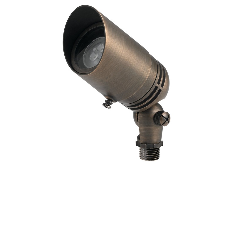 Kichler 15485CBR One Light Landscape Accent, Centennial Brass