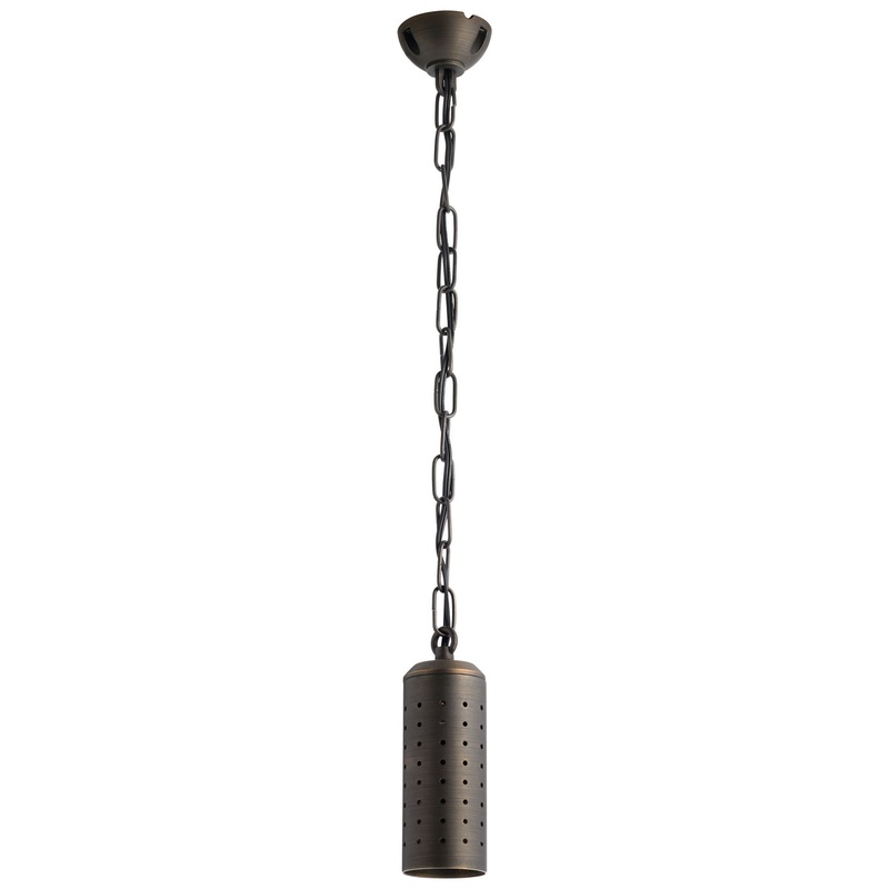 Kichler 15501CBR One Light Hanging Lantern, Centennial Brass